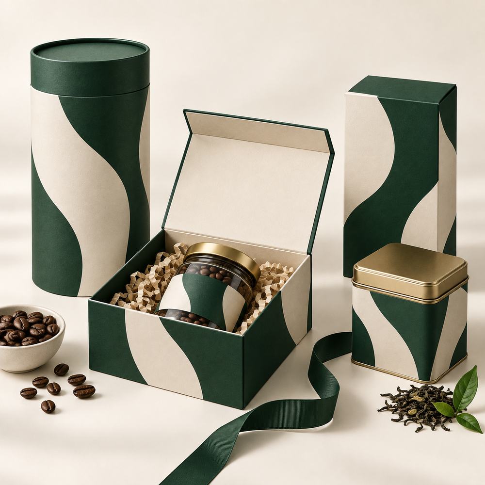 Packaging we build for coffee, tea & gourmet