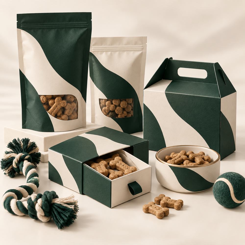 Packaging we build for pet care & treats