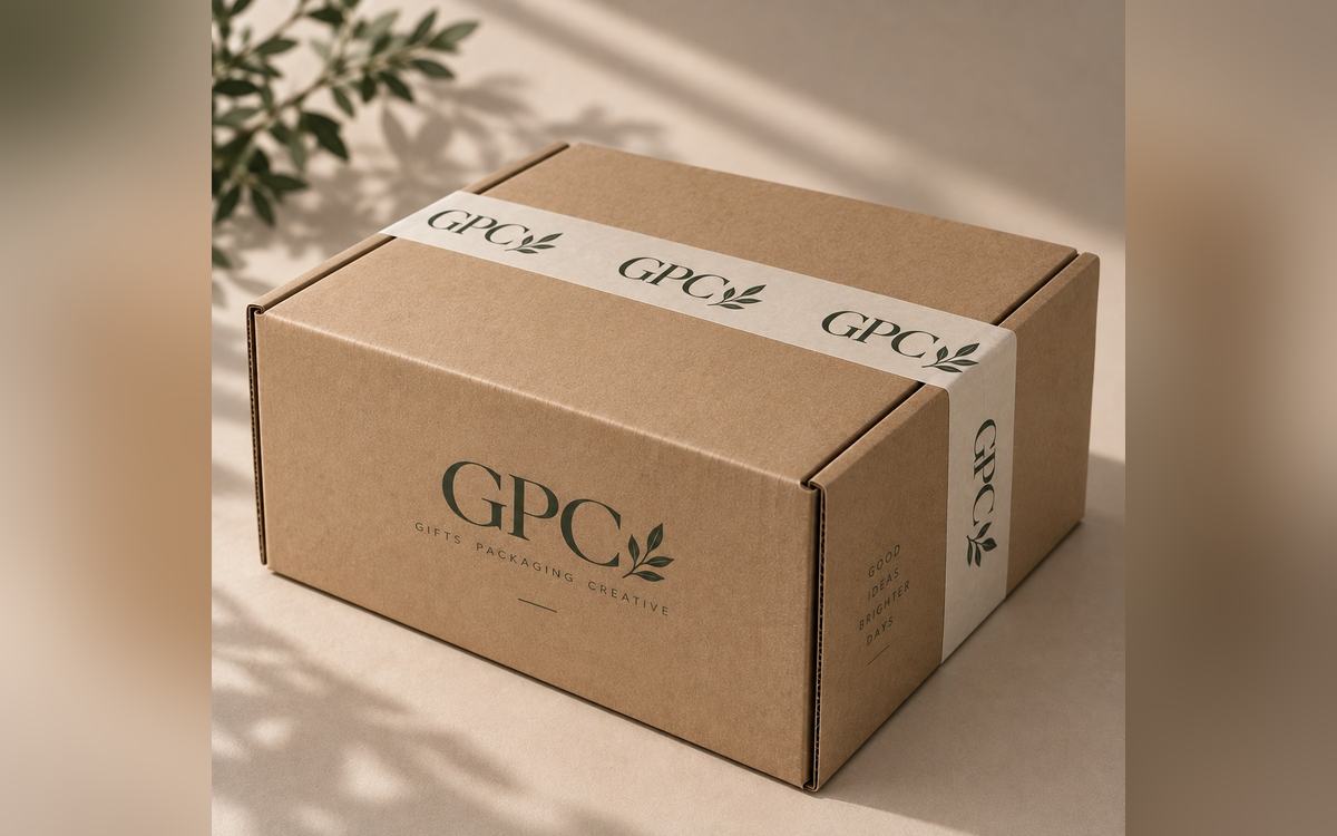 E-commerce packaging: a printed kraft mailer box
