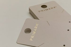 Primark, punch label
